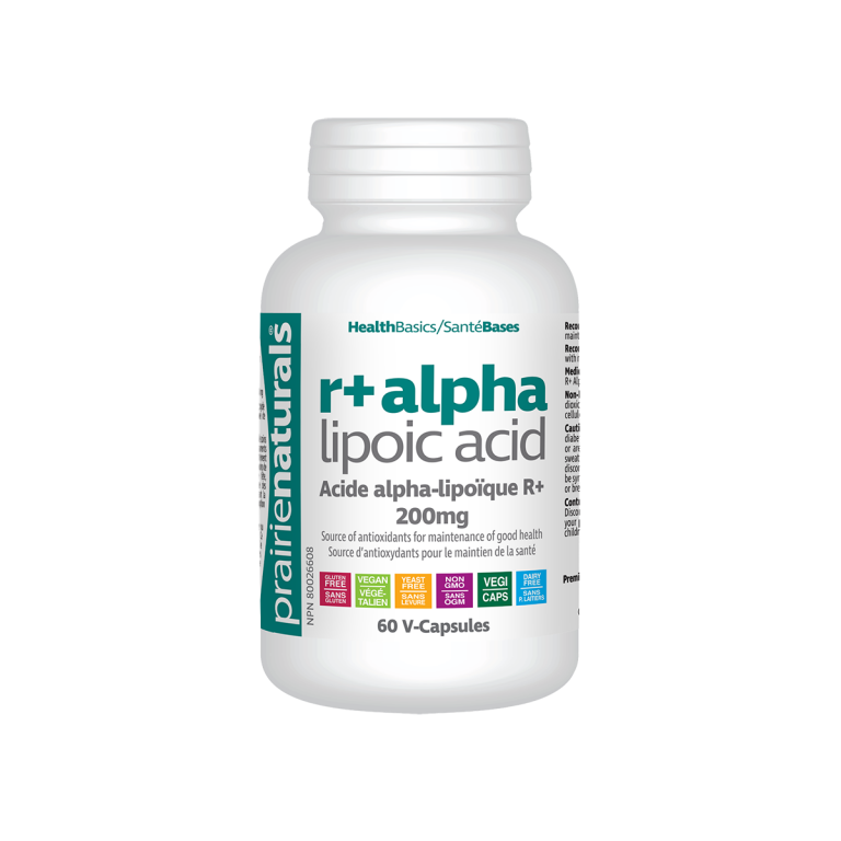 R Alpha Lipoic Acid Prairie Naturals   PN R Alpha Lipoic Acid 200 Mg 60 VCaps 150cc 768x768 